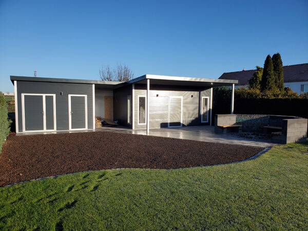Gartenhaus Pultdach 3,50 m × 3,00 m